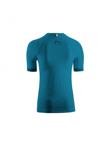 Samba short sleeves W (Turquesa / negro) - Camiseta manga corta mujer - Lurbel