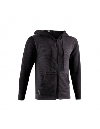 Rakiura zip (Marengo) - Sudadera de segunda capa térmica de lana merino - Lurbel