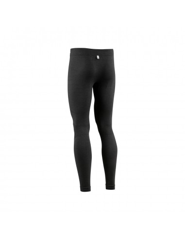 Merino pants (Negro) - Malla térmica larga primera capa de lana merino - Lurbel