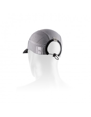 Cap (Gris hielo/Negro) - Gorra deportiva sin costuras - Lurbel