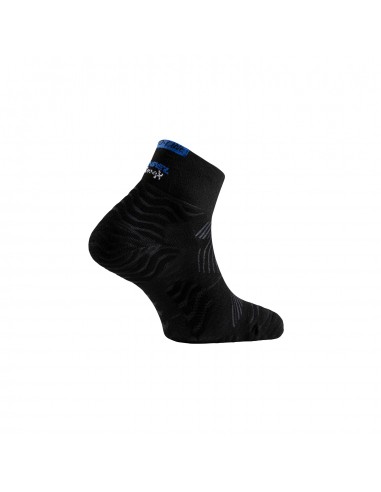 Street Pro Three (Negro / Azul Royal) - Calcetines running - Lurbel