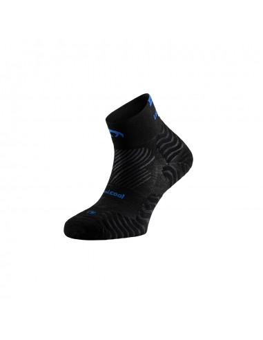 Street Pro Three (Negro / Azul Royal) - Calcetines running - Lurbel