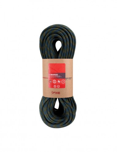 Pack Buoux 9.8mm (60m) + 10 cintas express puput (6 x12cm + 4 x18cm)- pack escalada deportiva - Fixe
