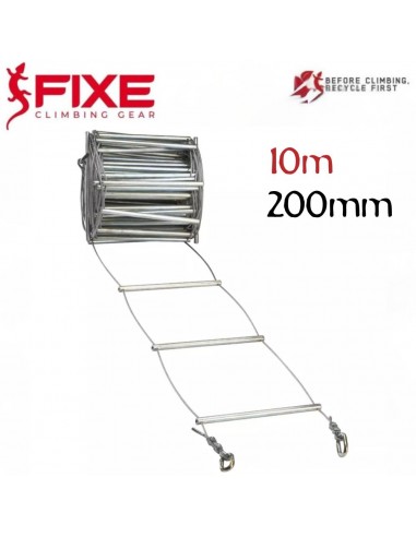 Escalera metalica enrollable 10m...