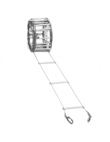 Escalera metalica enrollable 10m (125mm) - Fixe