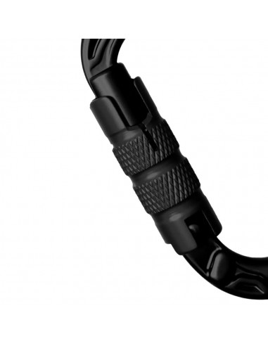 HMS Bulletproof Triple (night) - Mosquetón escalada con bloqueo automático tripla acción - Edelrid