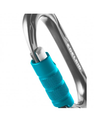 Mosquetón Kiwi Triple (silver) - Mosquetón de escalada con bloqueo automàtico - Edelrid