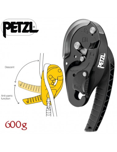 I\'D S (Negro) de Petzl - Descensor...