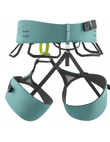 Sendero II (mineral blue) - Arnés de escalada con acolchado móvil - Edelrid