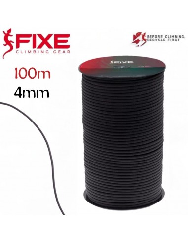 Cordino 4mm (Negro) - Bobina 100m - Fixe