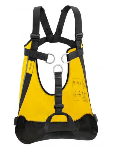 Pitagor - Triángulo de evacuación confortable con tirantes - Petzl