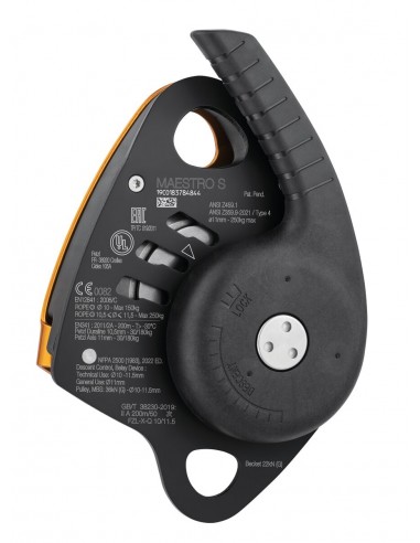 Maestro S - Descensor con polea bloqueadora integrada - Petzl