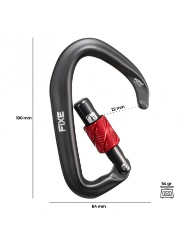 Puput Screw - Mosqueton asimetrico de rosca - Fixe