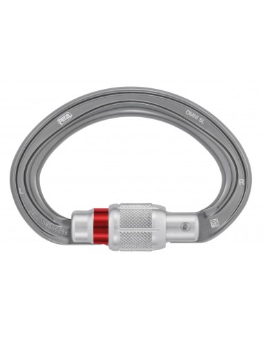 Omni Screw-Lock - Mosqueton semicircular - Petzl