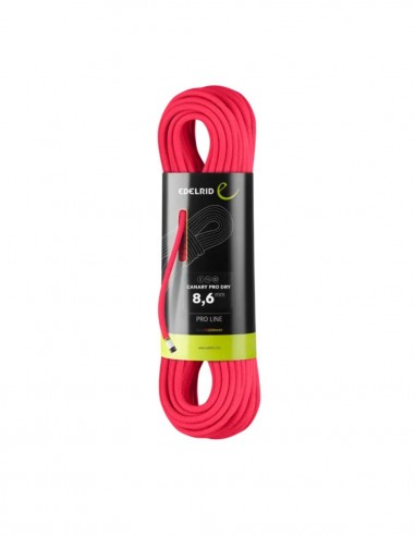 Canary Pro Dry 8,8 mm 40m (Pink) - Cuerda triple homologación - Edelrid