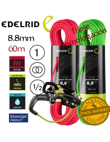 Pack 2 Canary Pro Dry 8,8 mm 60m...