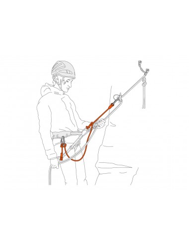 Dual Connect Adjust (Blue) - Cabo de ancaje regulable doble - Petzl