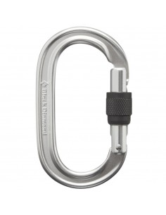 Oval Keylock Screw gate Carabiner - Mosquetón simétrico  - Black Diamond 2