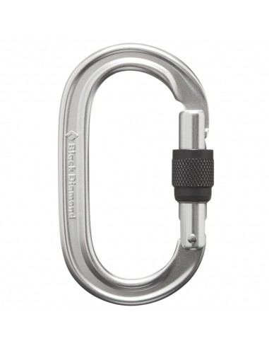 Oval Keylock Screw gate Carabiner - Mosquetón simétrico  - Black Diamond