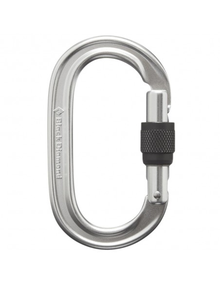 Oval Keylock Screw gate Carabiner - Mosquetón simétrico  - Black Diamond