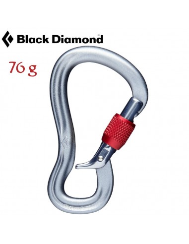 Mosquetón Gridlock Screwgate - Black...