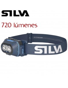 Frontal Explore 720 (Azul) -  Luz frontal de 720 lúmens con bateria recargable - Silva