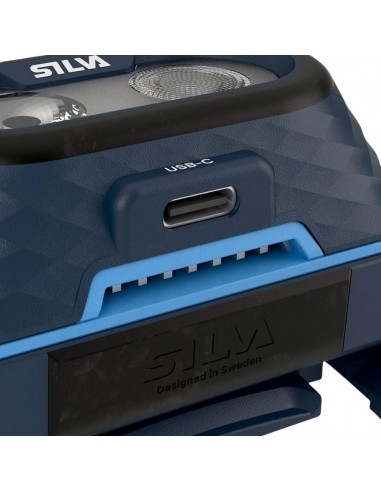 Frontal Explore 720 (Azul) -  Luz frontal de 720 lúmens con bateria recargable - Silva