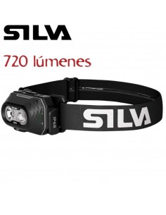 Frontal Explore 720 (Negro) -  Luz frontal de 720  lúmens con bateria recargable - Silva