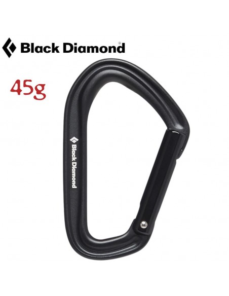 Hotforge Straight Gate - Mosquetón de gatillo recto -  Black Diamond
