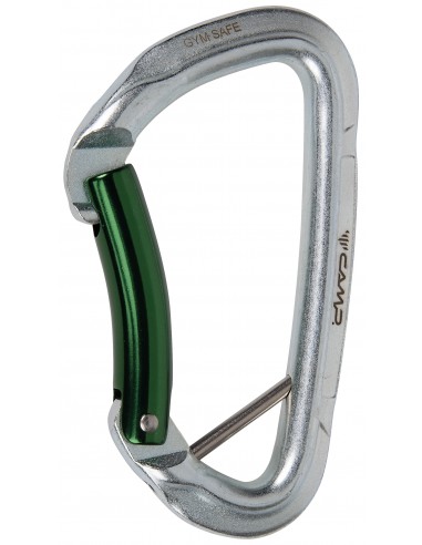 Pack 10 Gym Safe - Mosquetón de acero para cinta express rocódromo - Camp