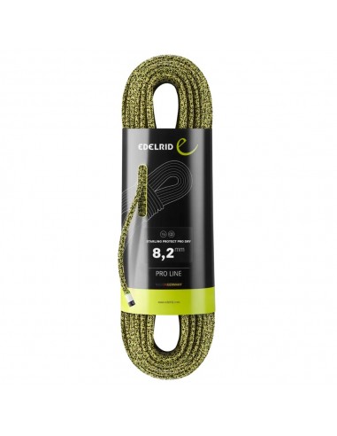 Starling Protect Pro Dry 8,2 mm (Yellow-Night) - Cuerda doble para via larga - Edelrid