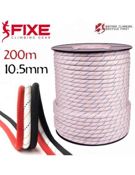 Pro Rope 10,5MM (Blanca) (Bobina 200m) - Cuerda semi-estática para trabajos verticales - Fixe