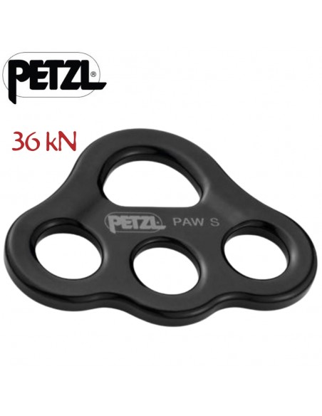 Paw S (Black) - Placa Multianclaje - Petzl