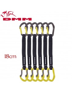 Pack de 6 cintas express Alpha Sport Set de DMM de 18 cm