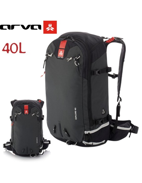EXPLORE 40 (Black) - Mochila ligera para trekking - Arva