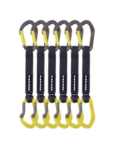 Pack de 6 cintas express Alpha Sport Set de DMM de 18 cm
