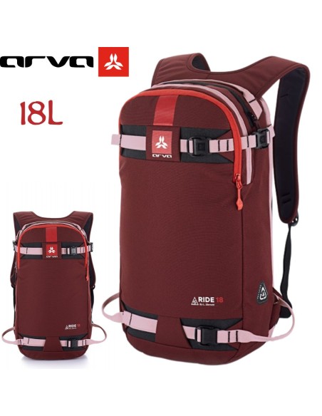 Ride 18L (Rojo) - Mochila técnica para esquí de travesía - Arva