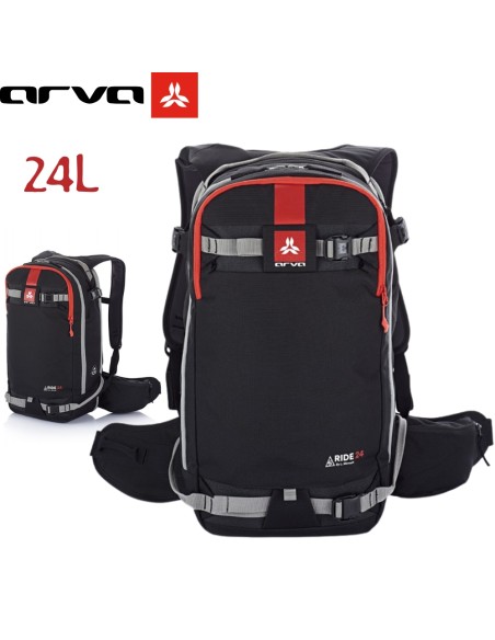 Ride 24L (Black) - Mochila técnica para esquí de travesía - Arva