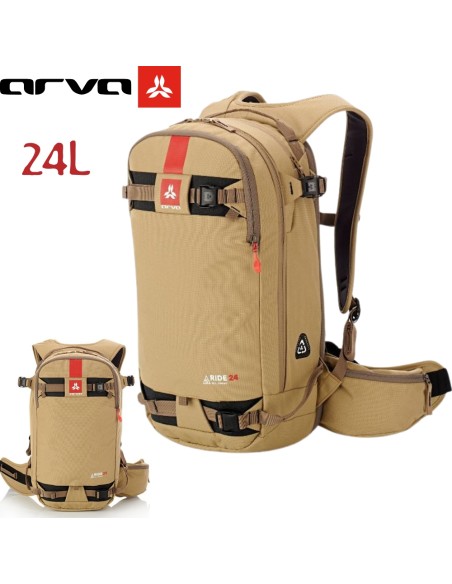Ride 24L (Marrón) - Mochila técnica para esquí de travesía - Arva