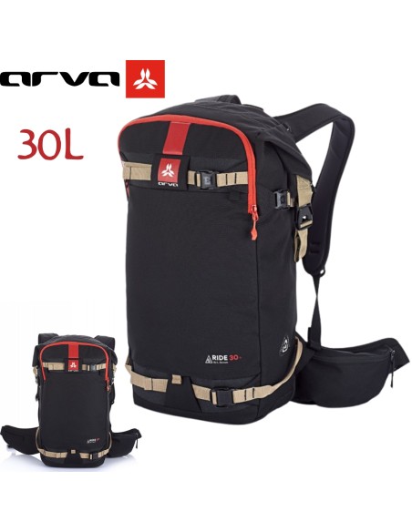 Ride 30L (Black) - Mochila técnica para esquí de travesía - Arva