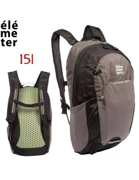 Talca (Black) - Mochila de 15 litros para trekking - Elementerre