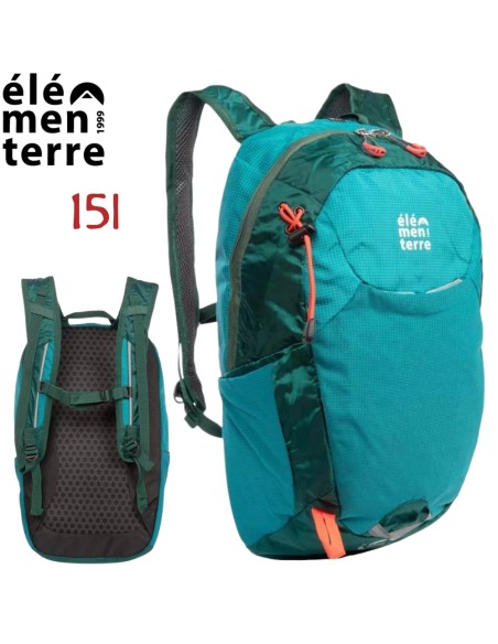 Talca (Turquesa) - Mochila de 15 litros para trekking - Elementerre