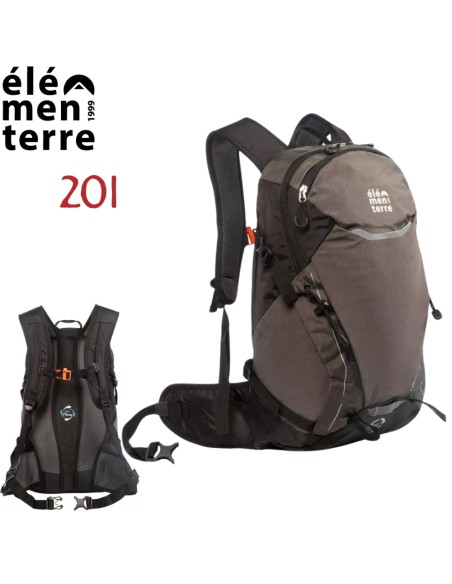 Talca (Black) - Mochila de 20 litros para trekking - Elementerre