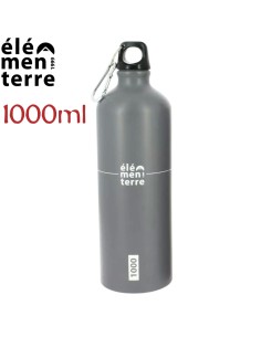 Pear 1000 (gris/blanco) - Botella de aluminio de 1000 ml - Elementerre