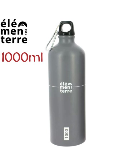 Pear 1000 (gris/blanco) - Botella de aluminio de 1000 ml - Elementerre