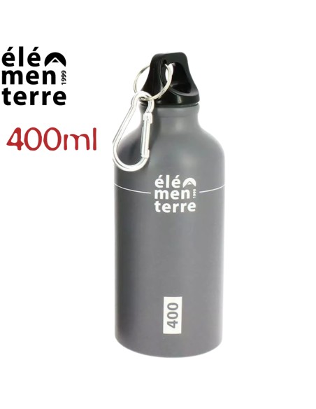 Pear 400 (gris/blanco) - Botella de aluminio de 400 ml - Elementerre
