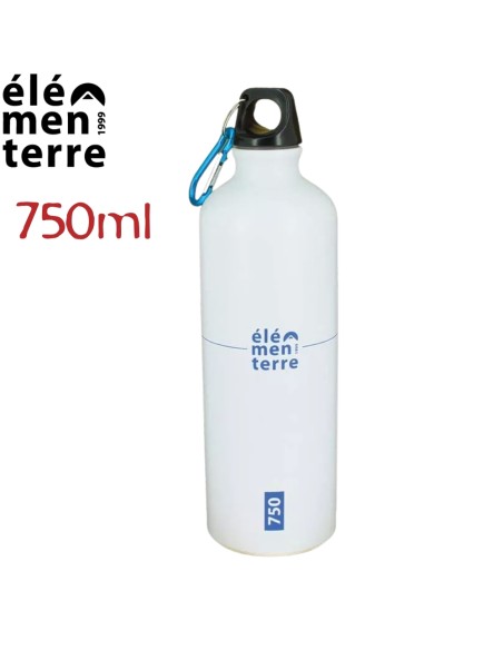 Pear 750 (blanco/azul) - Botella de aluminio de 750 ml - Elementerre