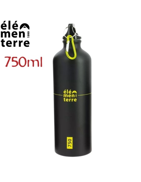 Pear 750 (negro/amarillo) - Botella de aluminio de 750 ml - Elementerre