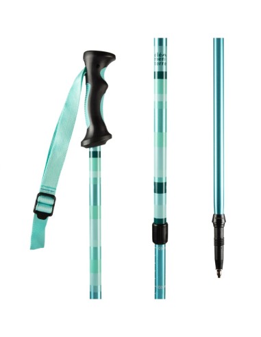 Lupiau (Turquesa) - Bastón de senderismo para junior- Elementerre