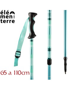 Lupiau (Turquesa) - Bastón de senderismo para junior- Elementerre